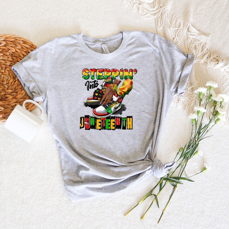 Steppin' Into Juneteenth T-shirt