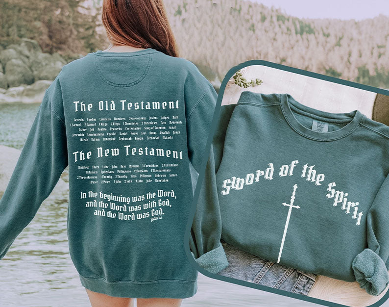 Armor of God Bible Verse Crewneck Faith Sweatshirt