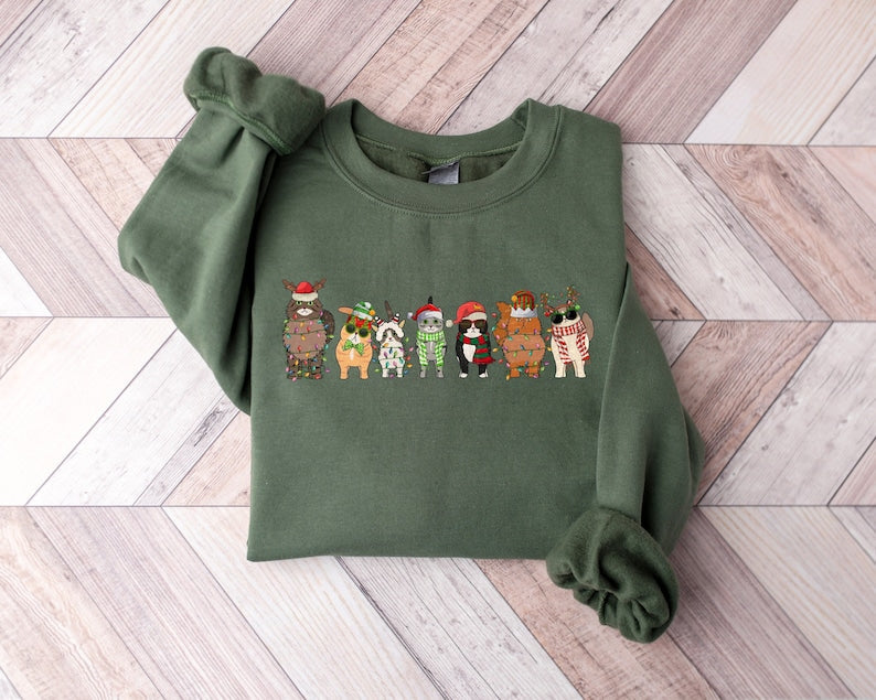 Christmas Cute Animals Sweatshirt