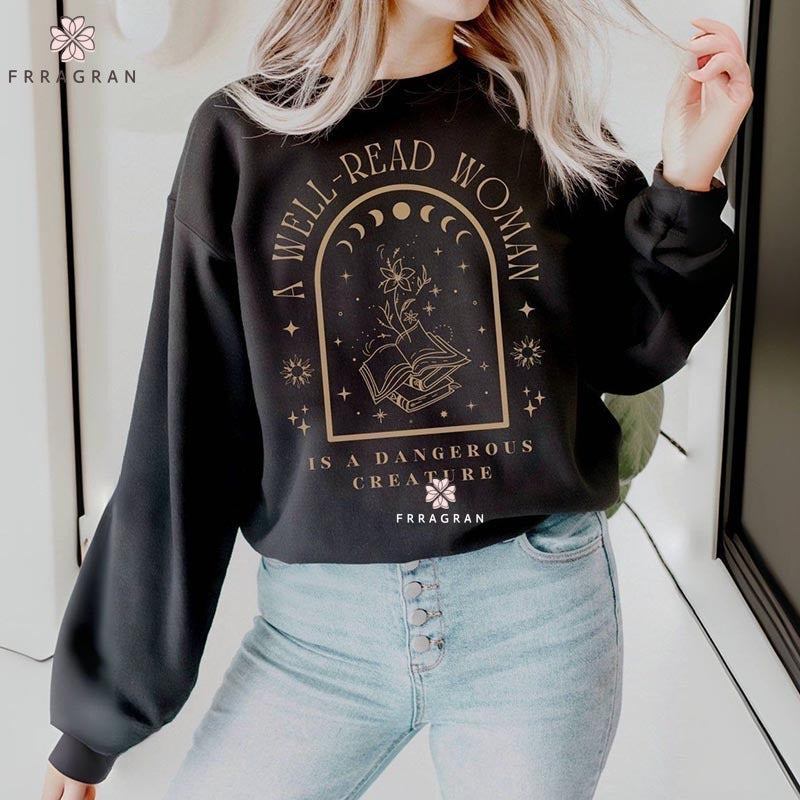 A Well Read Woman Bookish Sweatshirt