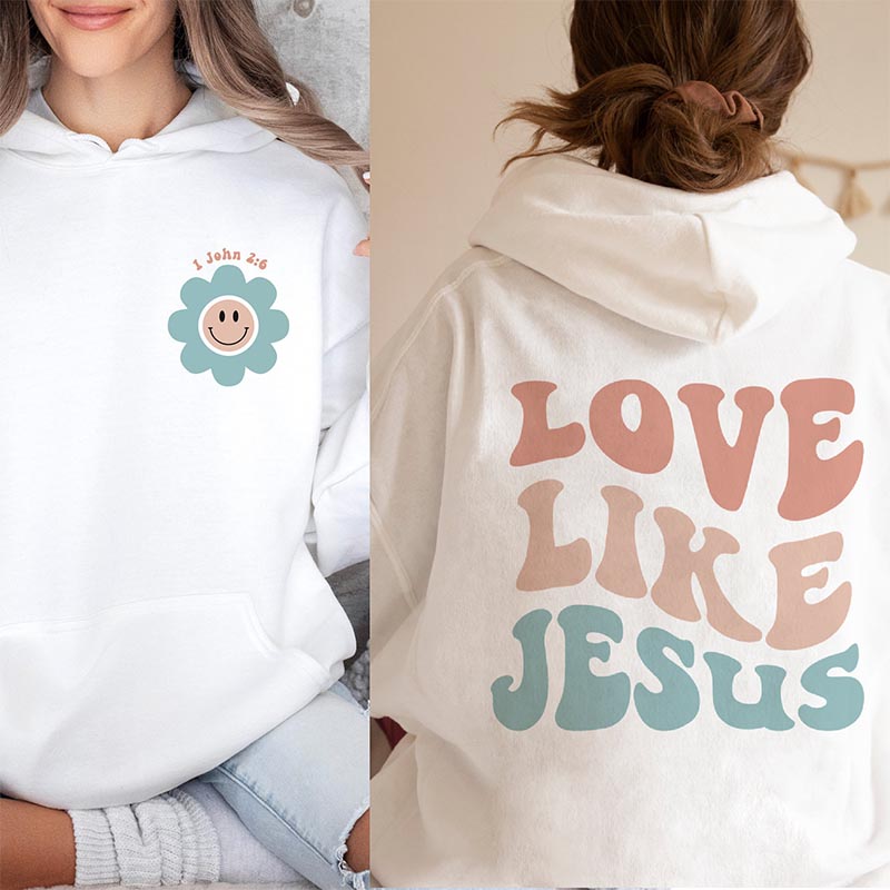 Faith Letter Print Hoodie