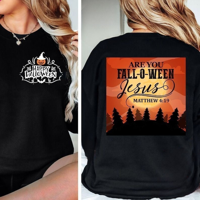 Are You Falloween Casual Pumpkin Sweatshirt