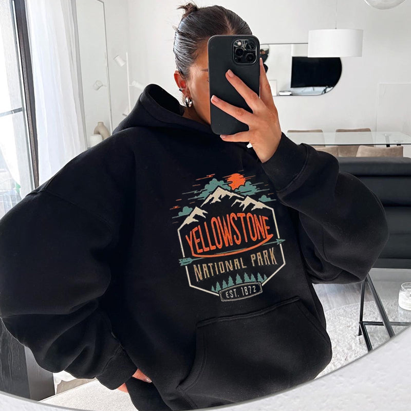 YELLOW STONE NATIONAL PARK Casual Hoodie