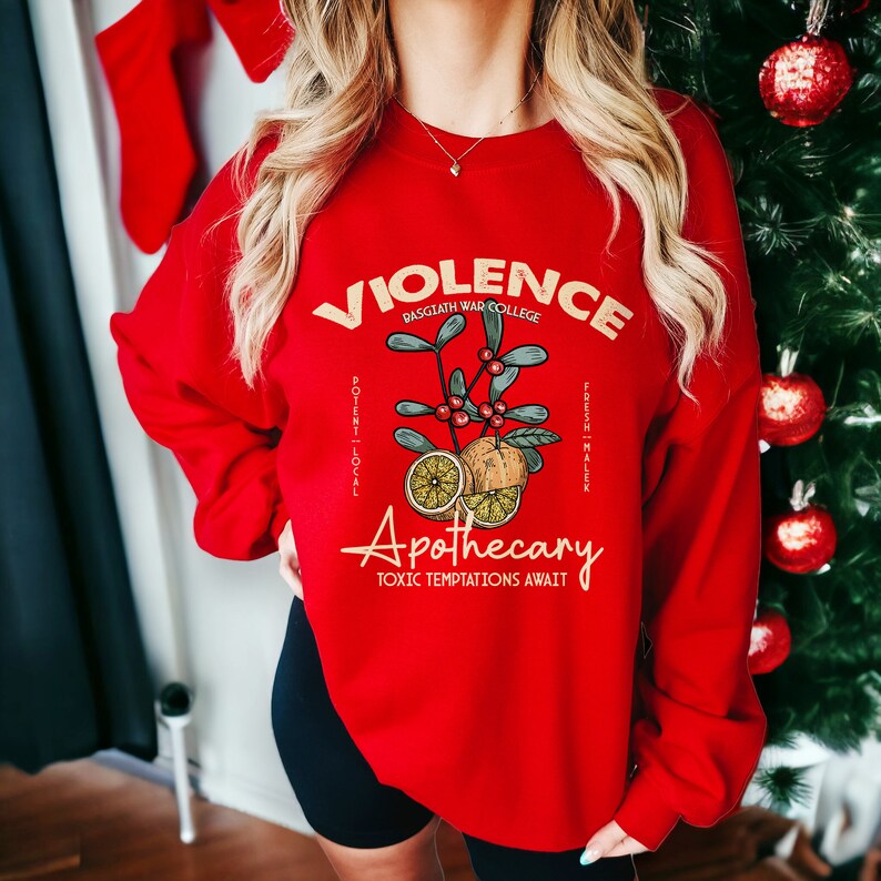 Violet Book Lover Bookish Sweatshirt