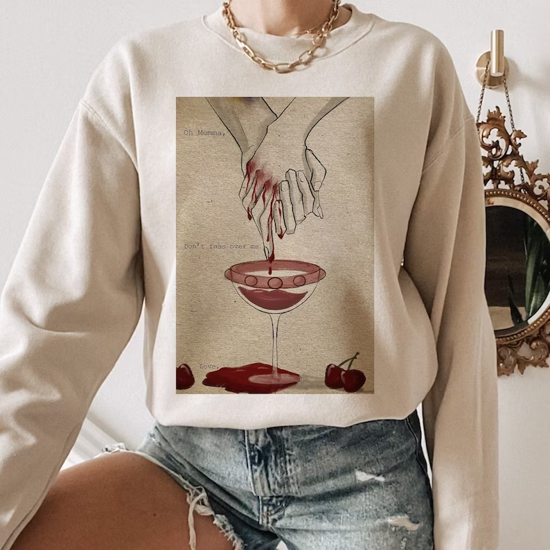 Cherry Wine Lyrics Sweatshirt
