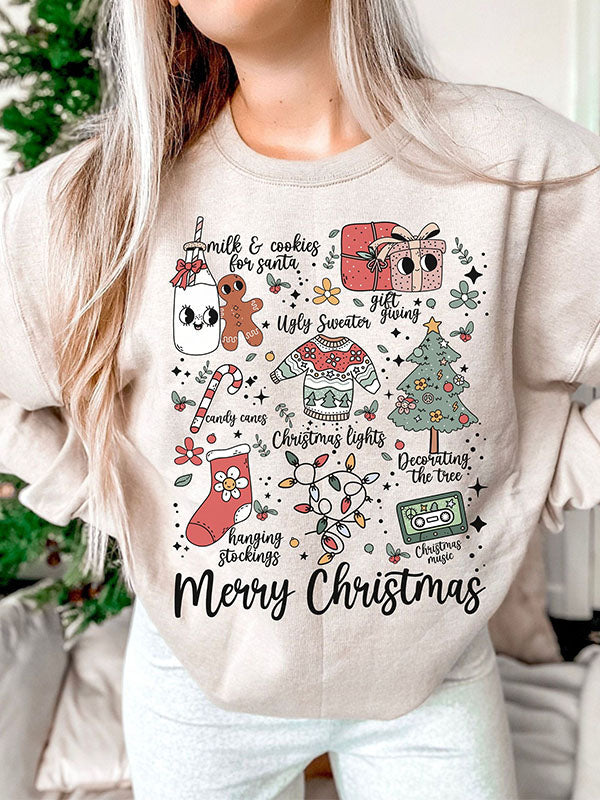 Santa Claus Christmas Retro Sweatshirt