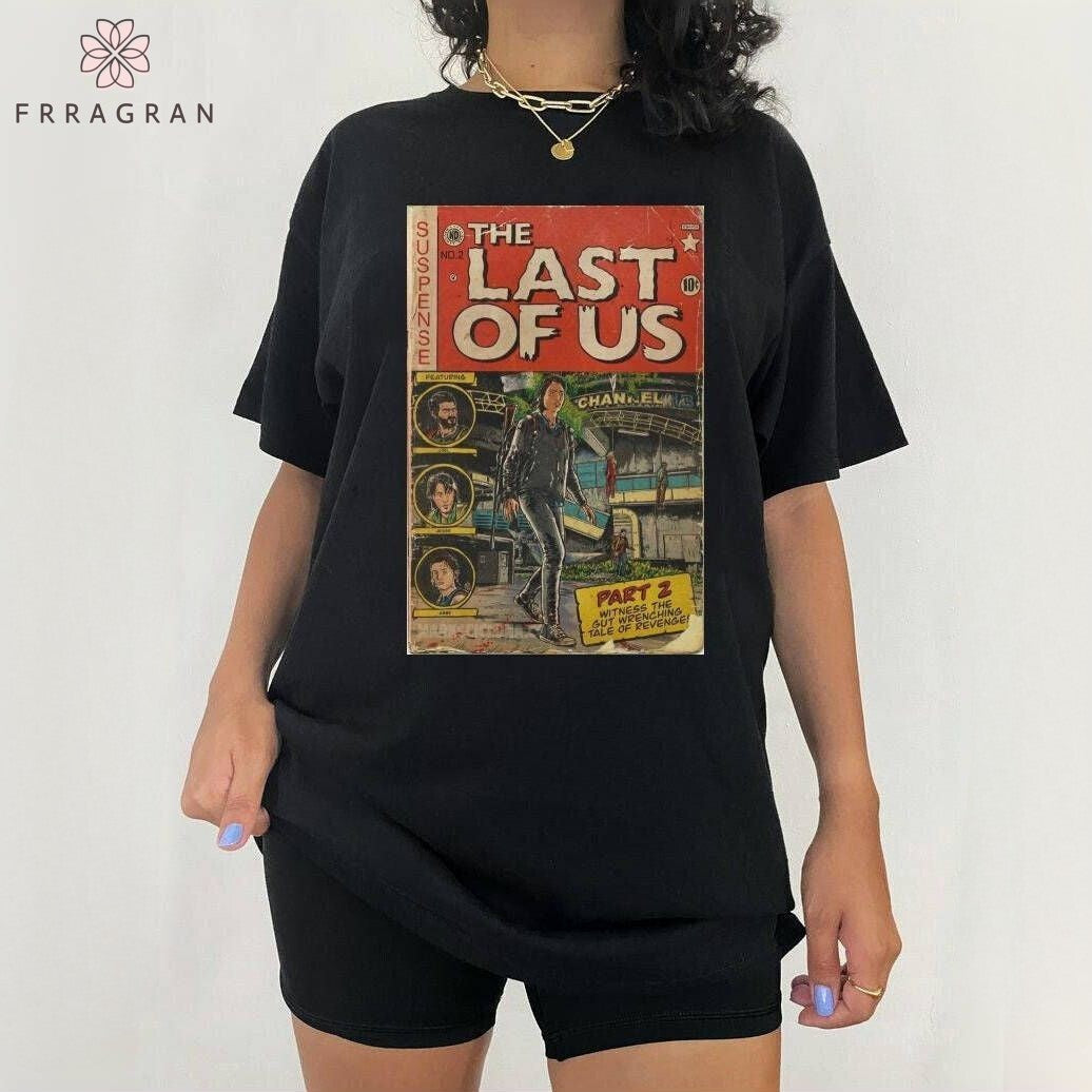 The Last Of Us Comic Art Vintage T-shirt
