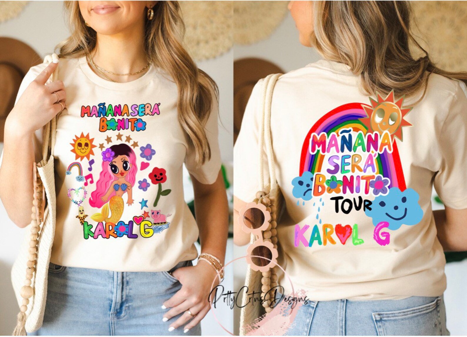 Karol G Rainbow T-shirt