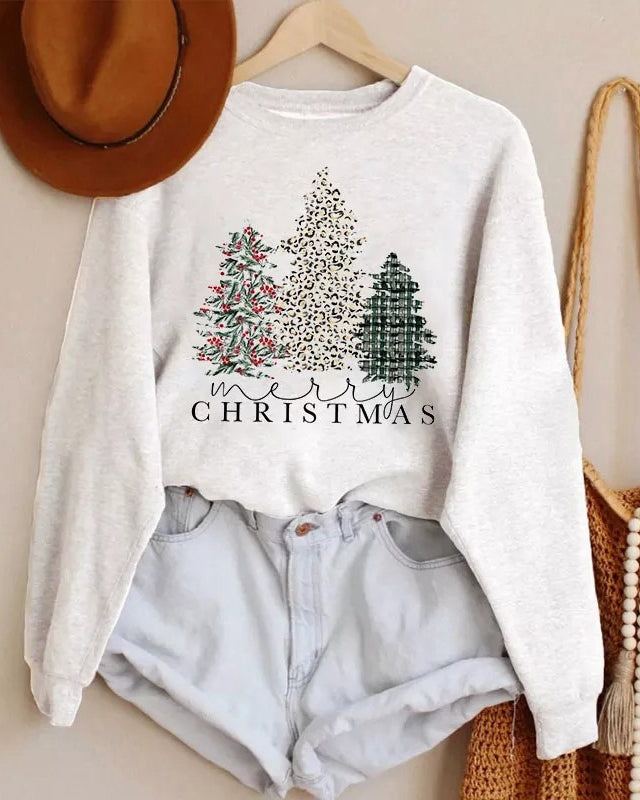 Merry Christmas Tree Sweatshirt
