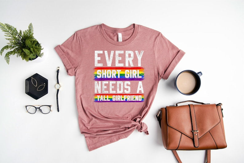 Rainbow Pride Print T-shirt