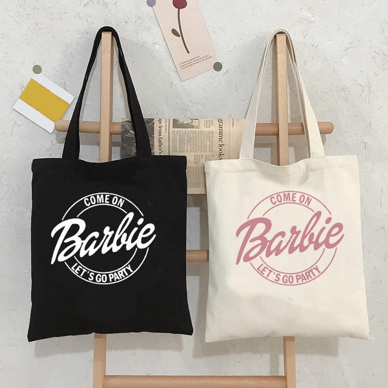 Come on Let's Go Party Barbie Tote Bag