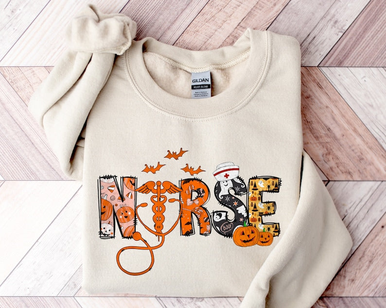 Halloween Nurse Sweatshirt