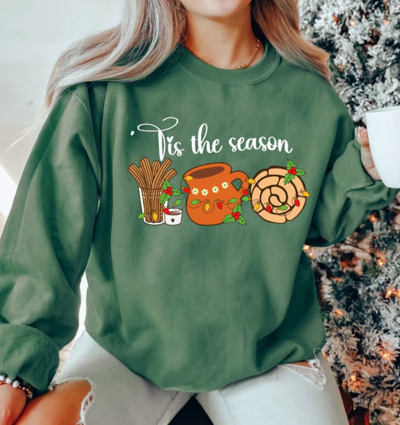 Mexican Christmas Print Casual Sweatshirt