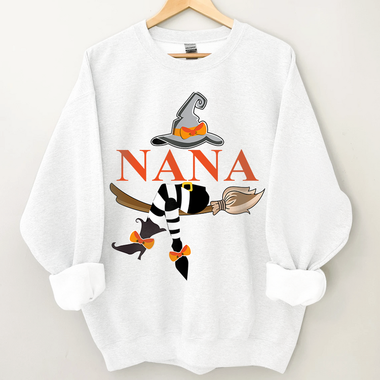 Nana Witch Halloween Sweatshirt