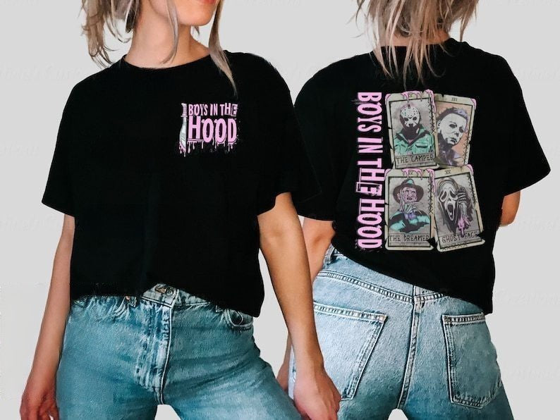 Neon Horror Movie T-shirt