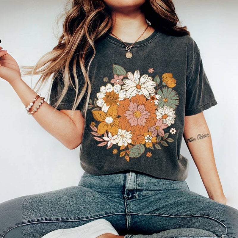 Nature Lover Flowers T-shirt