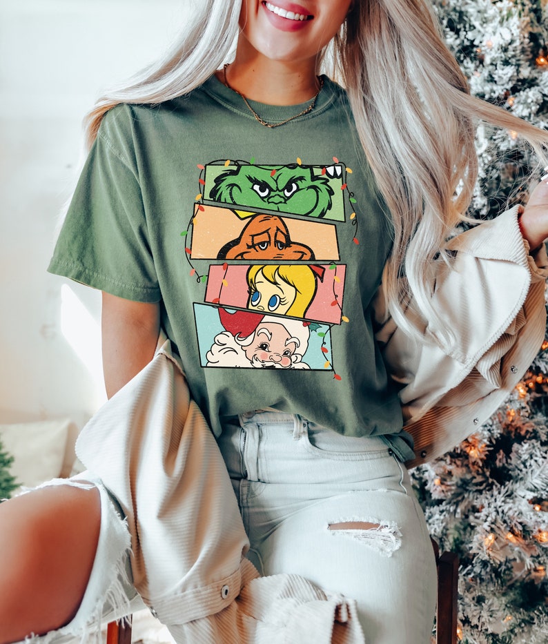 Trendy Christmas Print T-shirt