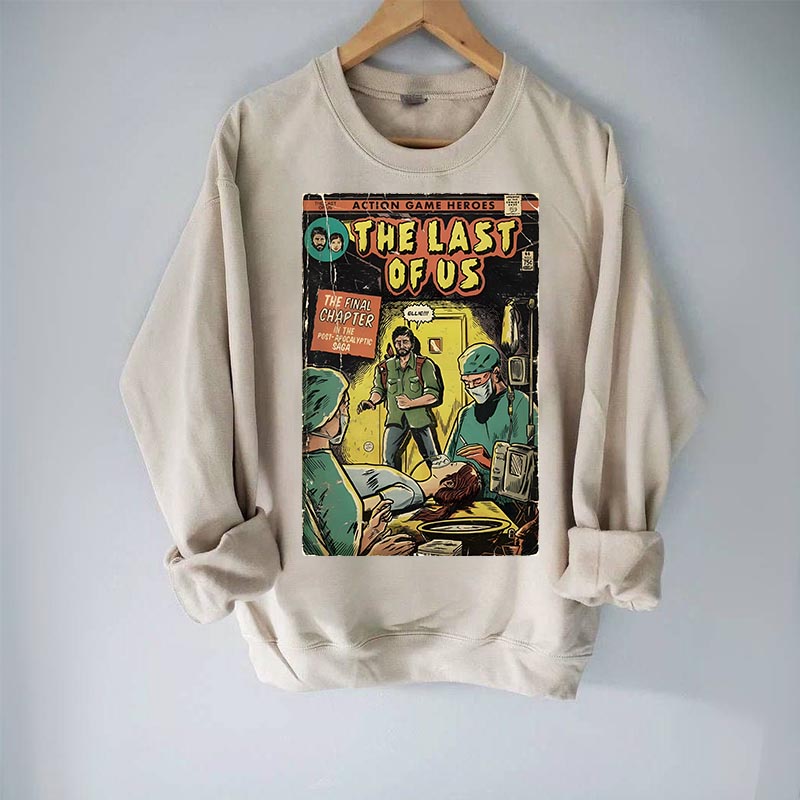 Ending comic cover fan art Poster vintage Sweatshirt