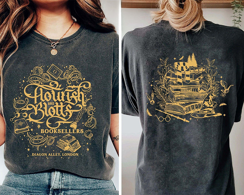 Flourish Blotts Wizard Vintage Sweatshirt