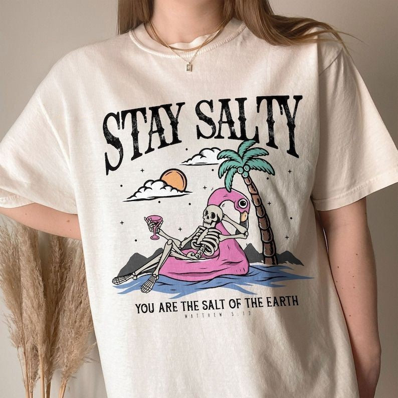 Stay Salty Skeleton T-shirt