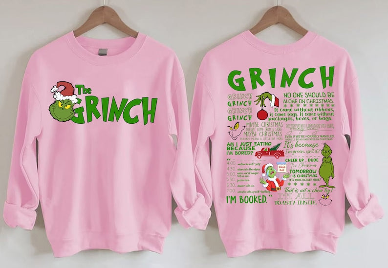 2 Side My Day I'm Booked Christmas Sweatshirt