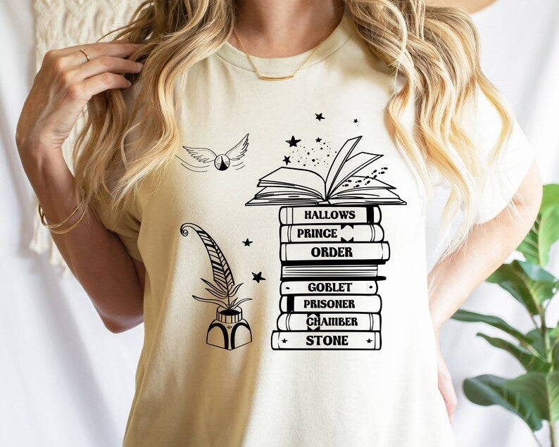 Wizarding Stories Book Lovers T-shirt