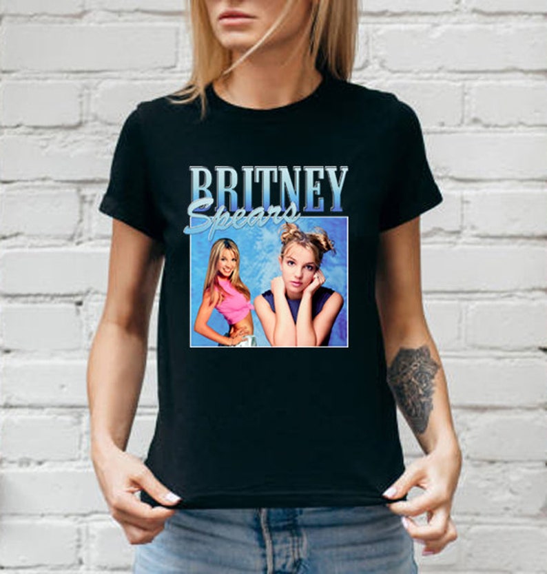 Britney Spears Vintage Print T-shirt