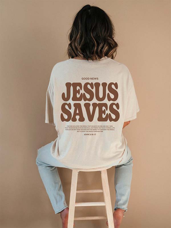 Aesthetic Faith Saves T-shirt