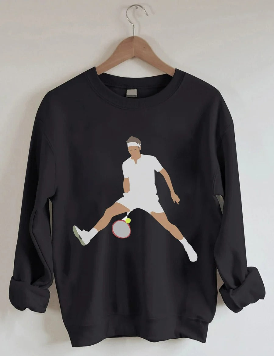 The Goat RF Tennis Legend Thanks For All The Countless Memories Sweatshirt