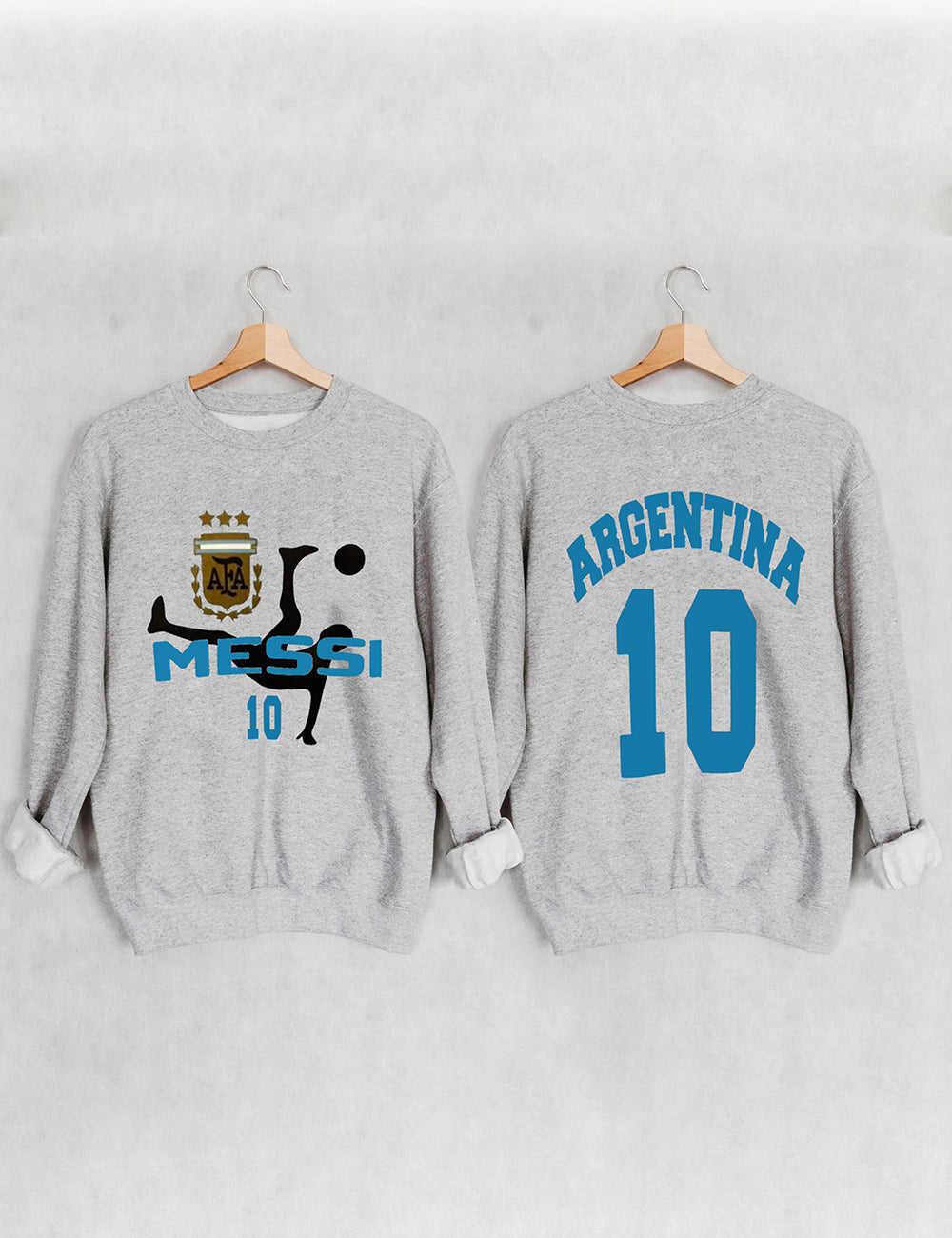 Messi Argentina 10 Grey Sweatshirt