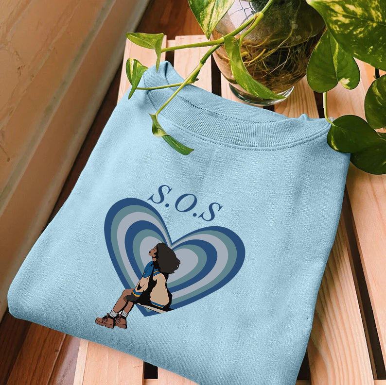 Sza SOS Embroidered Sweatshirt