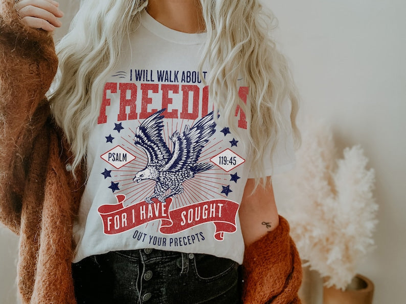 4th of July Freedom Independence Day T-shirt