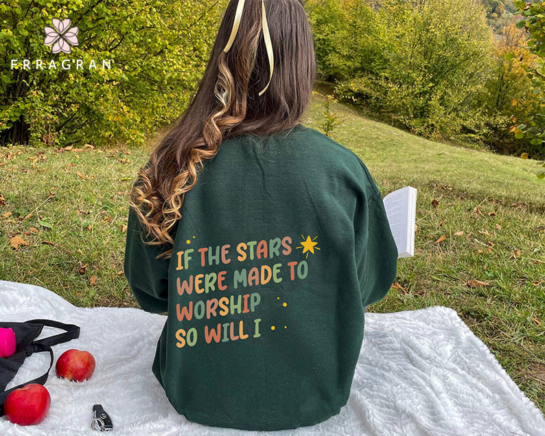 Trendy Bible Verse Aesthetic Sweatshirt