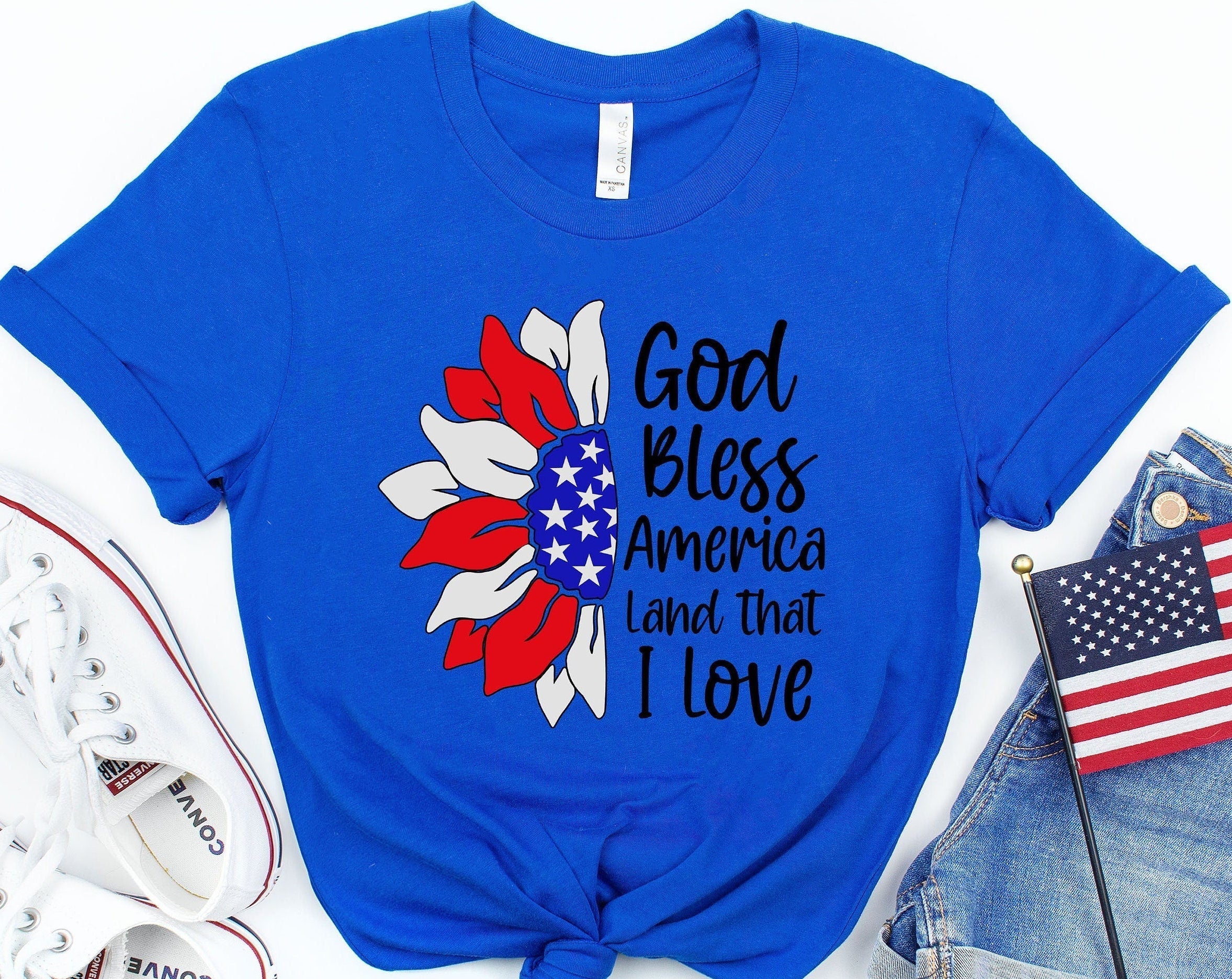 Independence Day Print Casual T-shirt