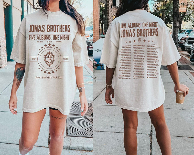 Concert 2023 Jonas Retro T-shirt