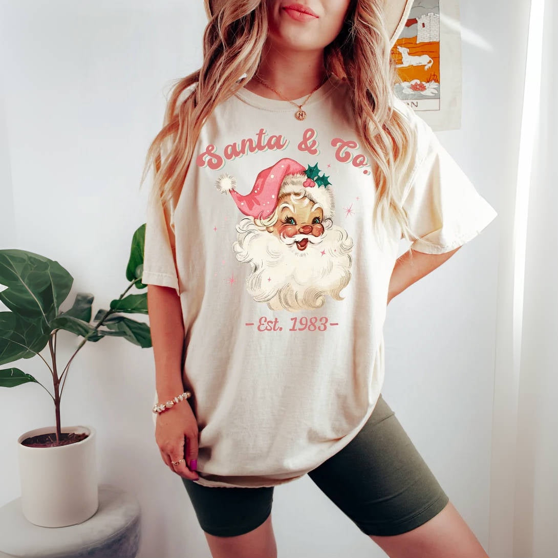 Santa & Co. Retro Christmas T-shirt