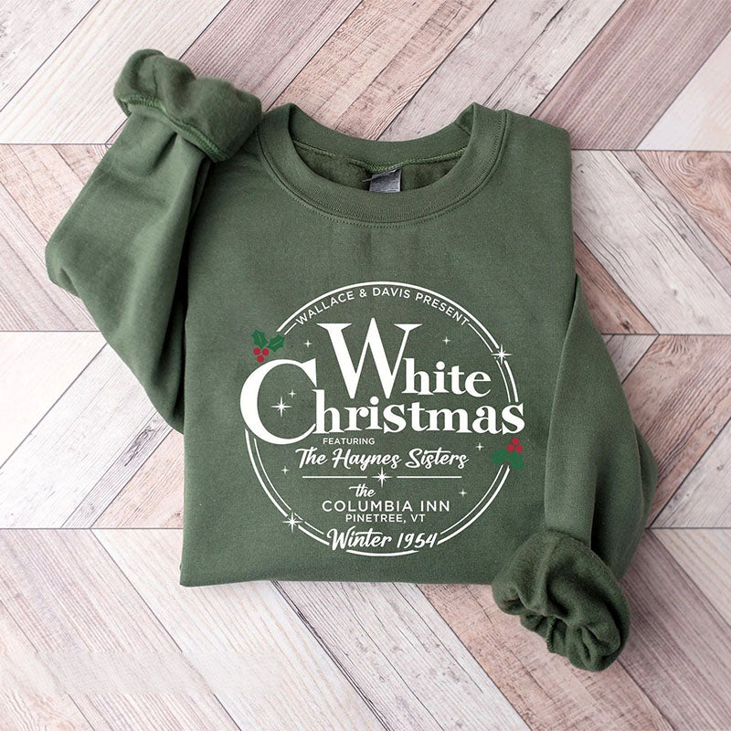 Vintage White Christmas Sweatshirt