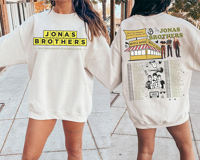 Jonas Waffle House Double Sided Print Sweatshirt
