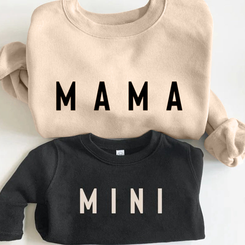 Matching Mama and Mini Sweatshirts
