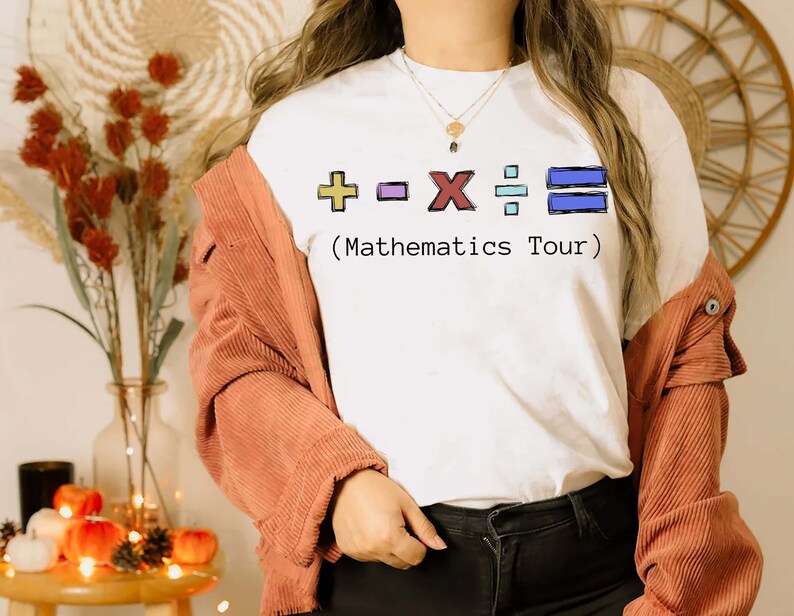 Retro Mathematics Concert Tour T-shirt